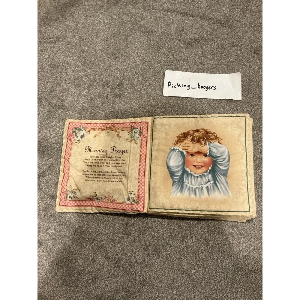 Learning to Pray for Children Soft Cloth Book for Children